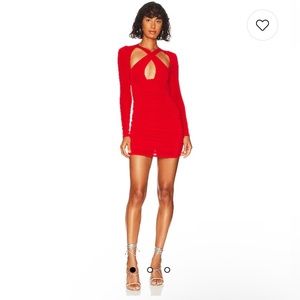 Red Cutout Dress